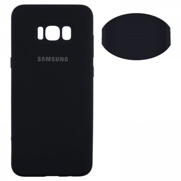 Чехол Silicone Cover Full Samsung S8 Plus G955 черный в Одессе