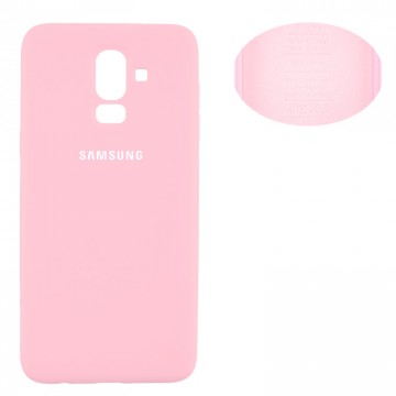 Чехол Silicone Cover Full Samsung J8 2018 J810 розовый в Одессе