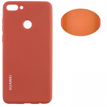 Чехол Silicone Cover Full Huawei Y9 2018 оранжевый в Одессе