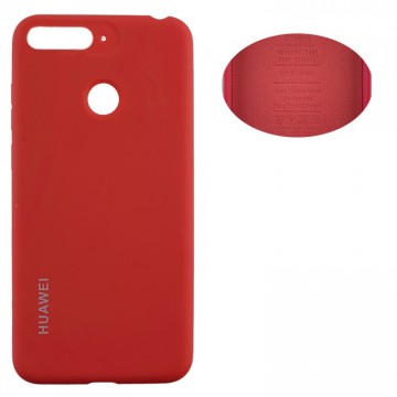 Чехол Silicone Cover Full Huawei Y6 2018, Y6 Prime 2018, Honor 7A Pro красный в Одессе