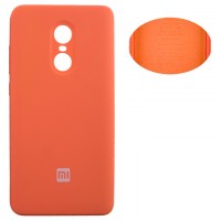 Чехол Silicone Cover Full Xiaomi Redmi Note 4x оранжевый