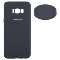 Чехол Silicone Cover Full Samsung S8 Plus G955 серый