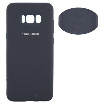 Чехол Silicone Cover Full Samsung S8 Plus G955 серый в Одессе