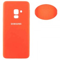 Чехол Silicone Cover Full Samsung J6 2018 J600 оранжевый