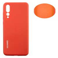 Чехол Silicone Cover Full Huawei P20 Pro, P20 Plus оранжевый