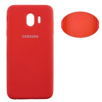 Чехол Silicone Cover Full Samsung J4 2018 J400 красный