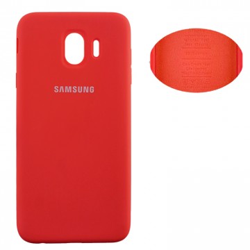 Чехол Silicone Cover Full Samsung J4 2018 J400 красный в Одессе