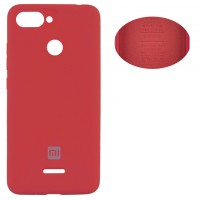 Чехол Silicone Cover Full Xiaomi Redmi 6 красный