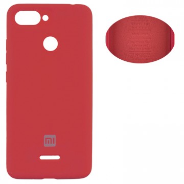 Чехол Silicone Cover Full Xiaomi Redmi 6 красный в Одессе