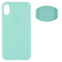 Чехол Silicone Cover Full Apple iPhone X , iPhone XS 5.8 бирюзовый