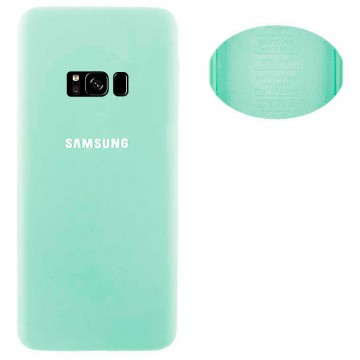 Чехол Silicone Cover Full Samsung S8 G950 бирюзовый в Одессе