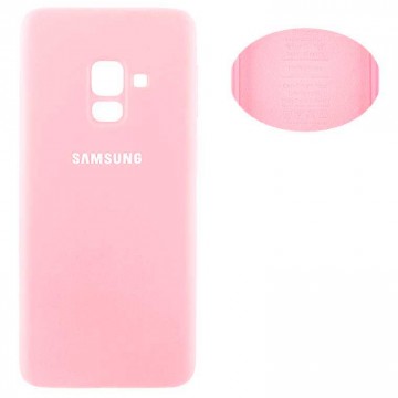 Чехол Silicone Cover Full Samsung J6 2018 J600 розовый в Одессе