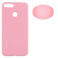 Чехол Silicone Cover Full Huawei Y6 2018, Y6 Prime 2018, Honor 7A Pro розовый