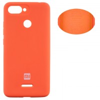 Чехол Silicone Cover Full Xiaomi Redmi 6 оранжевый