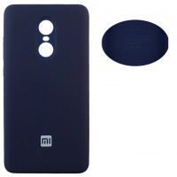 Чехол Silicone Cover Full Xiaomi Redmi Note 4x синий