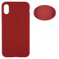 Чехол Silicone Cover Full Apple iPhone X , iPhone XS 5.8 красный