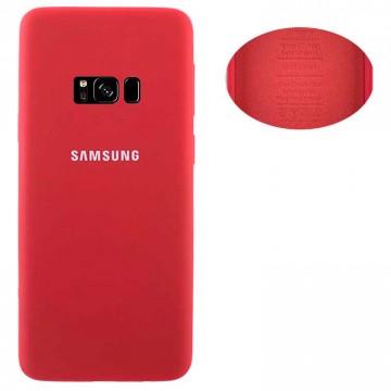 Чехол Silicone Cover Full Samsung S8 G950 красный в Одессе