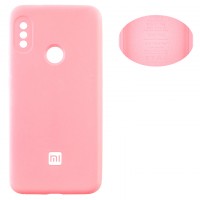 Чехол Silicone Cover Full Xiaomi Redmi 6 Pro, Mi A2 Lite розовый