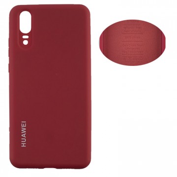 Чехол Silicone Cover Full Huawei P20 красный в Одессе