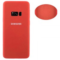 Чехол Silicone Cover Full Samsung S8 G950 оранжевый