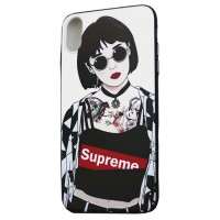 Чехол Creative TPU+PC Apple iPhone X, XS Sup tattoo girl 