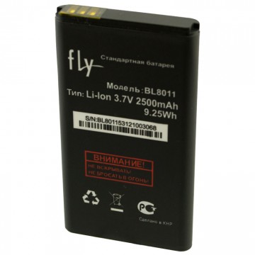 Аккумулятор Fly BL8011 2500 mAh FF241 AAA класс тех.пакет в Одессе