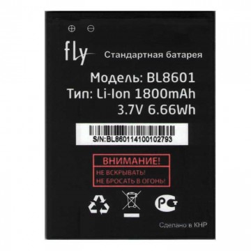 Аккумулятор Fly BL8601 1800 mAh IQ4505 AAA класс тех.пакет в Одессе