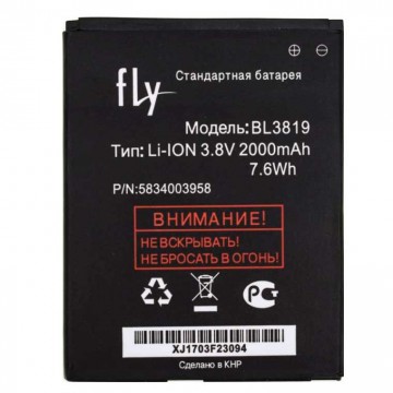 Аккумулятор Fly BL3819 2000 mAh IQ4514 Quad AAA класс тех.пакет в Одессе