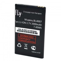 Аккумулятор Fly BL4007 2000 mAh DS123 AAA класс тех.пакет