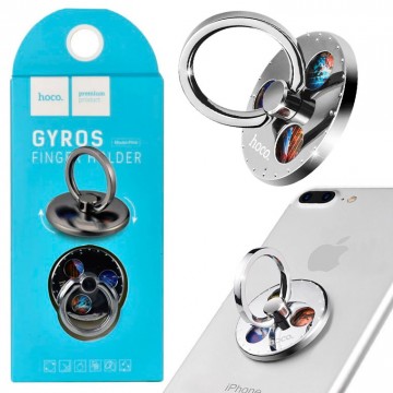Кольцо держатель для телефона Hoco PH4 ″Gyros″ серебристый в Одессе