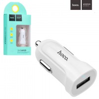 Автомобильное зарядное устройство Hoco Z2 1USB 1.5A white