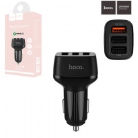 Автомобильное зарядное устройство Hoco Z15B QC3.0 3USB 4.8A black