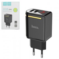 Сетевое зарядное устройство Hoco С39A Enchanting 2USB 2.4A black