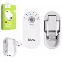 Сетевое зарядное устройство Hoco С16 Smart Timing 2USB 2.4A white