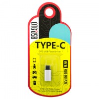 Переходник Plastic с micro USB на Type-C белый