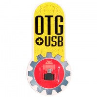 Переходник Plastic Short USB OTG - micro USB черный