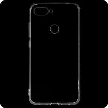 Чехол силиконовый SMTT Xiaomi Mi 8 Lite прозрачный в Одессе