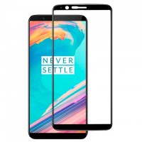 Защитное стекло 5D OnePlus 5T black тех.пакет