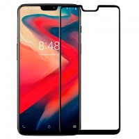 Защитное стекло 5D OnePlus 6 black тех.пакет