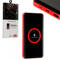 Power Bank WK06 15000 mAh c беспроводной зарядкой черный