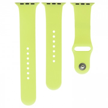 Ремешок Apple Watch Band Silicone Two-Piece 42mm 33, светло-зеленый в Одессе
