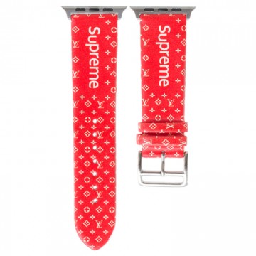 Ремешок Apple Watch Band LV Supreme 38mm красный в Одессе