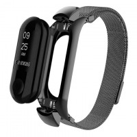 Ремешок Xiaomi Mi Band 3 Milanese Loop black черный