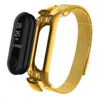 Ремешок Xiaomi Mi Band 3 Milanese Loop Gold золотистый