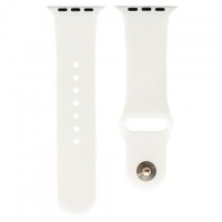Ремешок Apple Watch Band Silicone One-Piece 38mm 02, белый