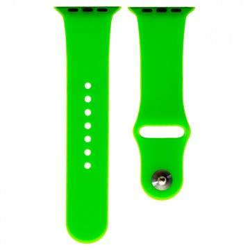 Ремешок Apple Watch Band Silicone One-Piece 38mm 04, зеленый в Одессе