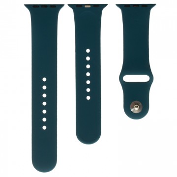 Ремешок Apple Watch Band Silicone Two-Piece 42mm 28, blue cobalt в Одессе