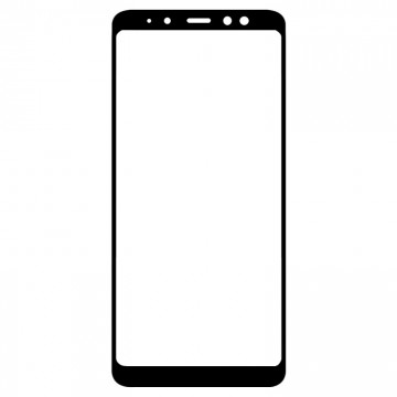 Защитное стекло Full Glue Samsung A8 2018 A530 black тех.пакет в Одессе