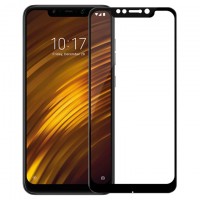 Защитное стекло Full Glue Xiaomi Pocophone F1 black тех.пакет