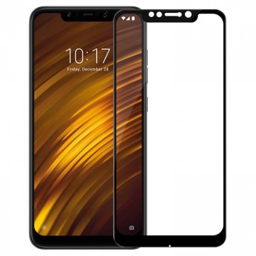 Защитное стекло Full Glue Xiaomi Pocophone F1 black тех.пакет в Одессе